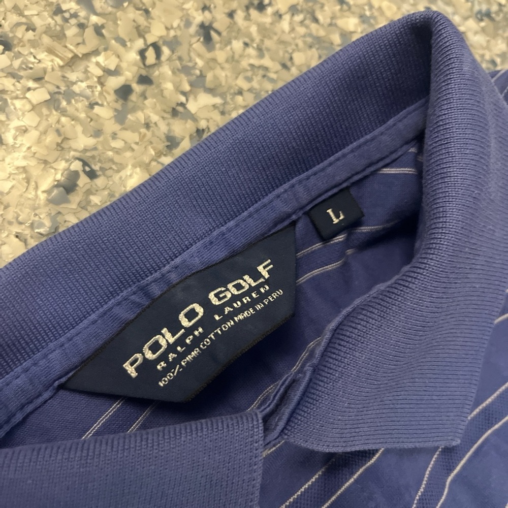 Polo Golf Ralph Lauren Men's Blue Striped Shirt